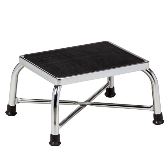 Chrome Step Stool X-Brace Base