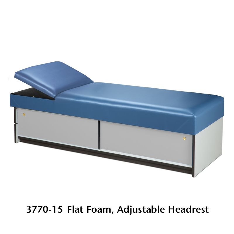 Recovery Couch w/ Sliding Doors & Flat Foam Adjustable Headrest