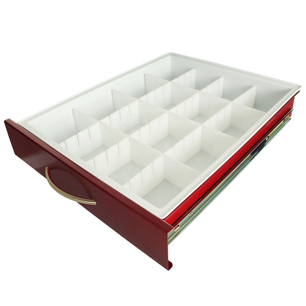 Insert Tray for MDS18 wAdj. Plastic Dividers 3in Drawers