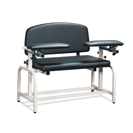 Extra Wide Blood Drawing Chair Padded Flip Arms