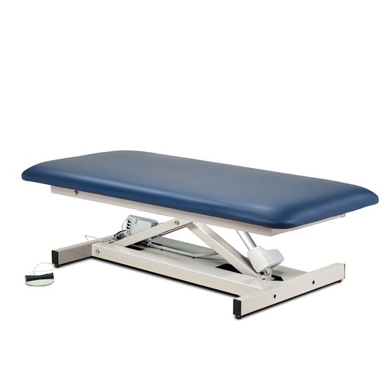 Extra Wide Straight Top Power Table Open Base