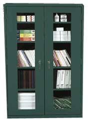 Medical Display Glass Storage Cabinets W Adjustable Shelves