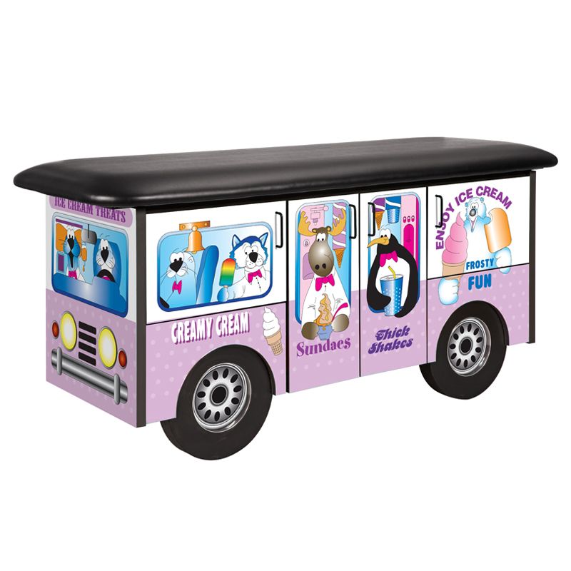 Pediatric Exam Table Frosty Friends Ice Cream