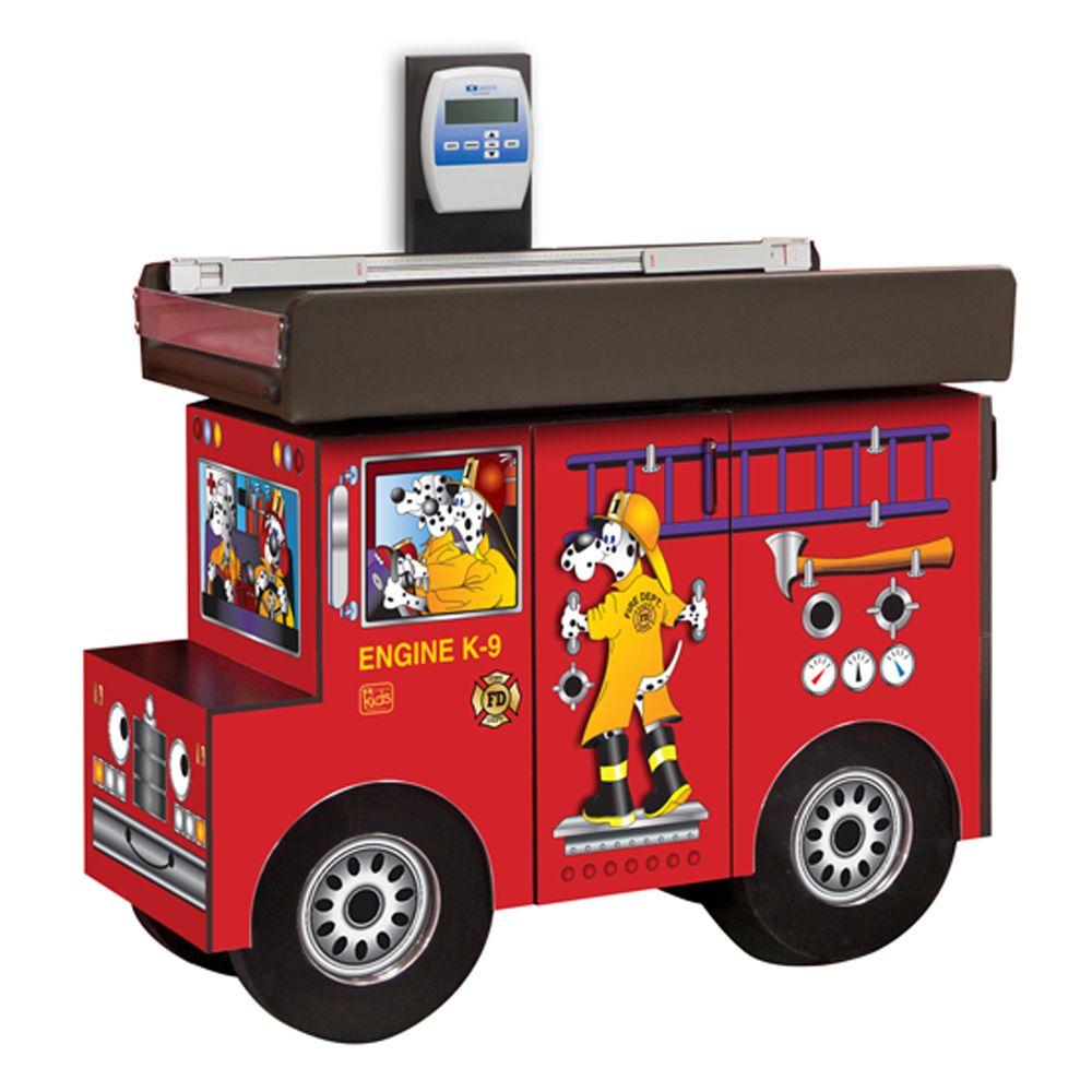 K-9 Firehouse Themed Truck Pediatric Scale Table