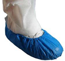 Blue Polyethylene Shoe Covers
