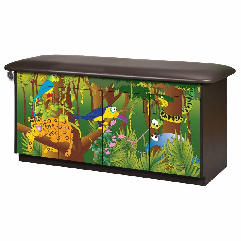 Rainforest Follies Flat Top Pediatric Treatment Table