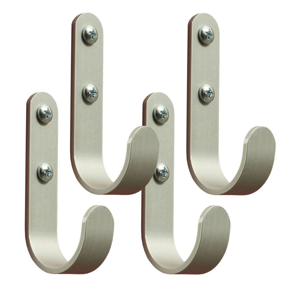 Aluminum Utility Hooks for Medical Cart - Set Of 4