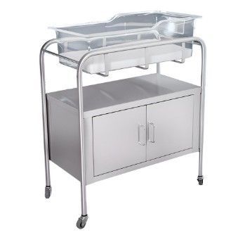 Stainless Steel Bassinet 2 Doors