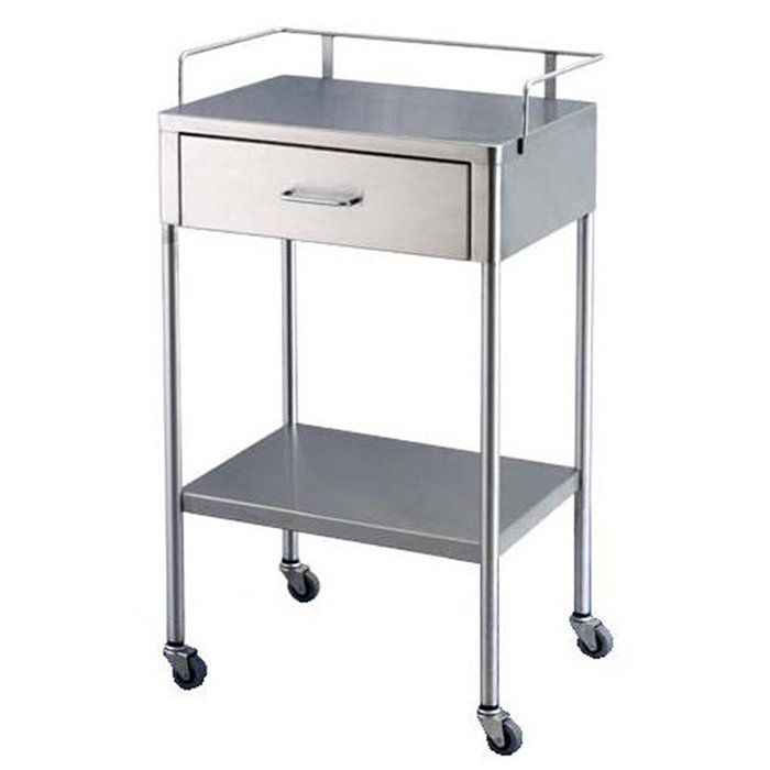 Stainless Steel Utility Table 1 Drawer  1 Shelf