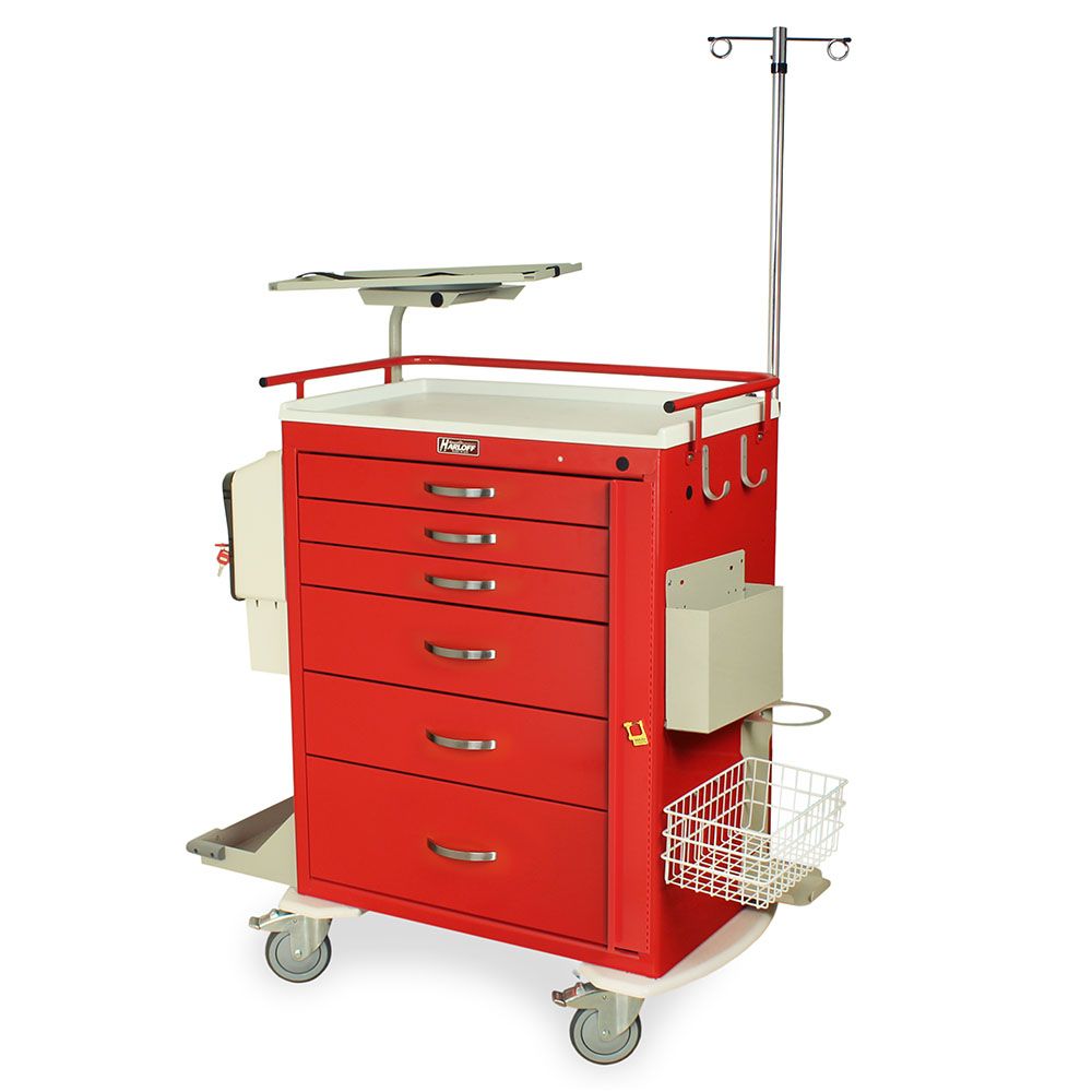 Emergency Crash Cart w/Super-Stat Package