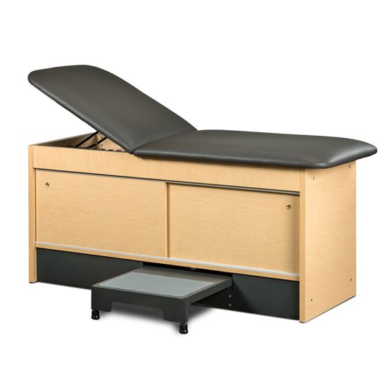 Treatment Table w/ Storage Integrate Stool, 2 Sliding Doors 27in