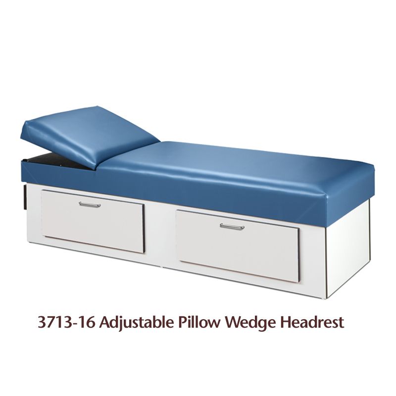 Recovery Couch Adjustable Pillow Wedge  2 Drawer Storage