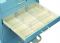 Medical Cart Accessory High Modular STD Cart Divider Set 3in