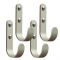 Aluminum Utility Hooks for Medical Cart - Set Of 4